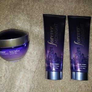 Forever Midnight Body Lotion and Body Souffle